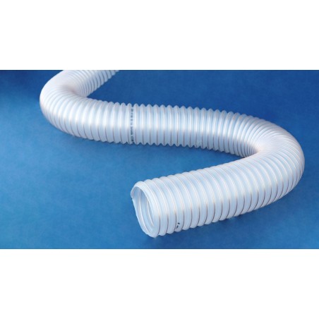 Furtun poliuretan flexibil, ideal pentru exhaustare industriala