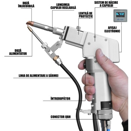 Masina de sudat cu laser, 2000 W, CORMAK WL 2000