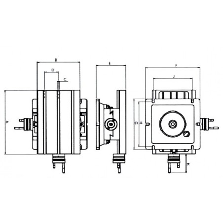 Masa Cormak 330x220 mm cu baza rotativa 360°