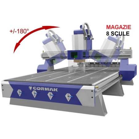 Router CNC Cormak C2040 ATC Premium, precizie industriala