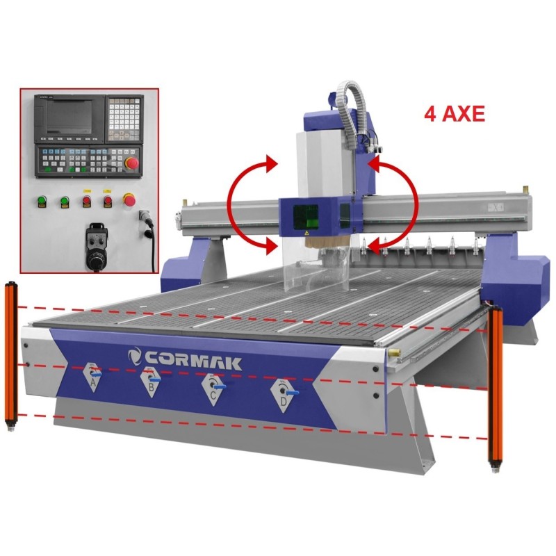 Router CNC Cormak C2040 ATC Premium, precizie industriala