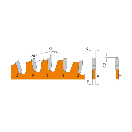 Panza circulara ITK-PLUS pentru precizie taiere PVC